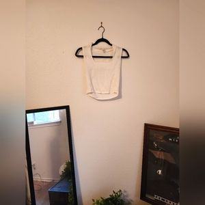 Square Neck Crop Top | Size: L